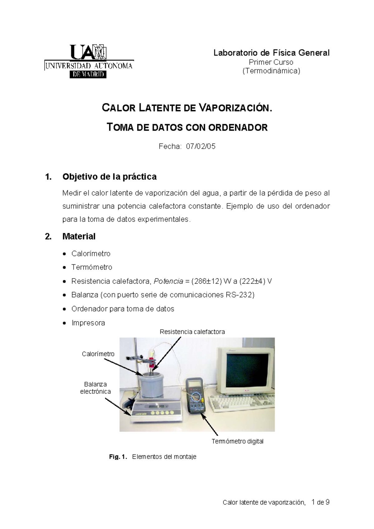 Calor Latente Edir El Calor Latente De Vaporizaci N Del Agua A