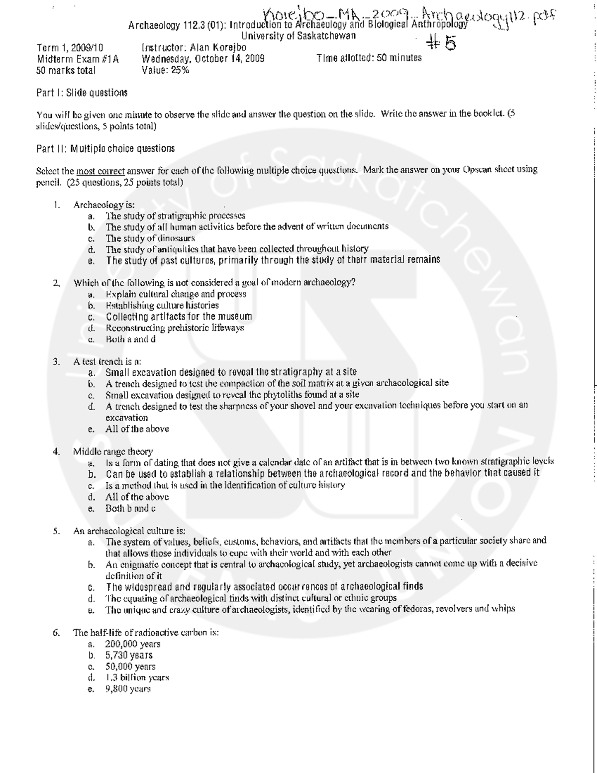 The Human Journey Introduction to Archaeology and Biological