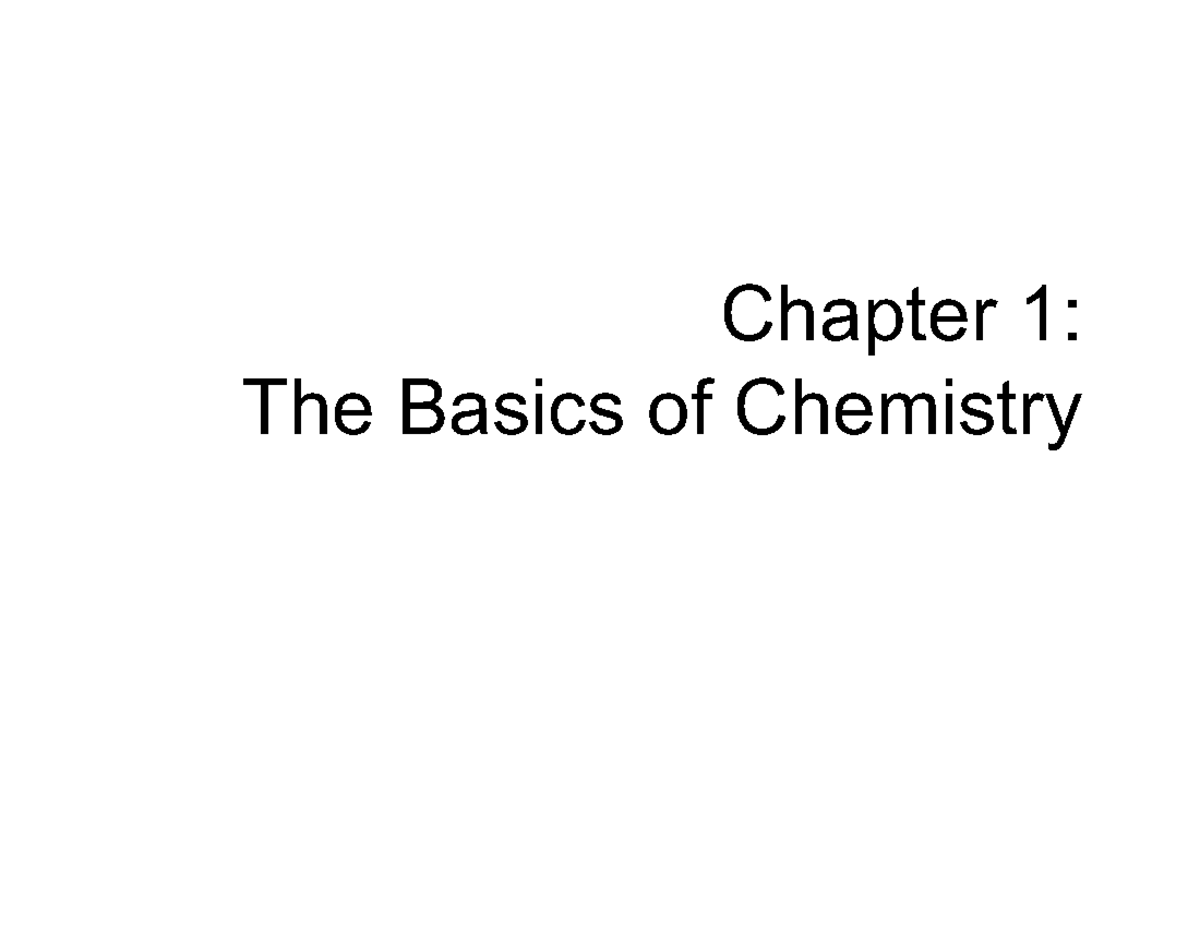 the-basics-of-chemistry-chapter-1-the-basics-of-chemistry-o