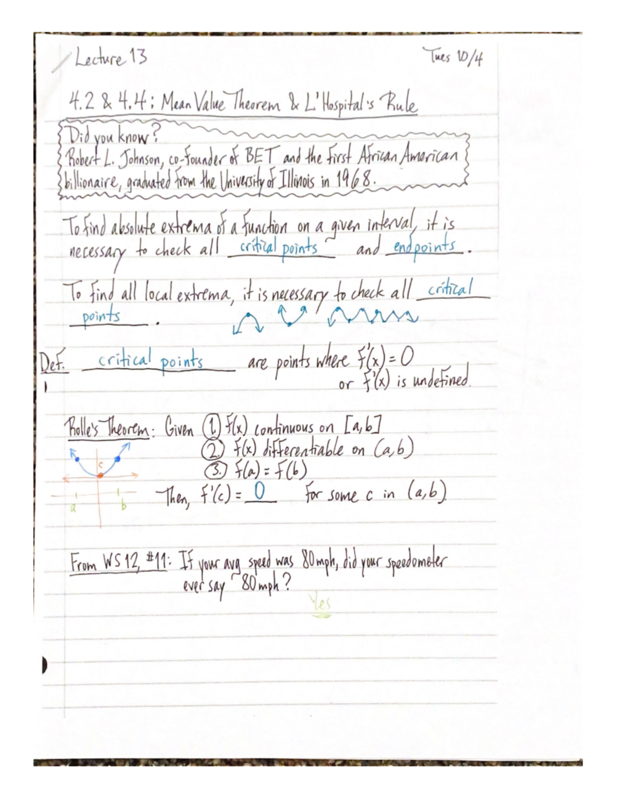 10-04 Lecture Notes - MATH 221 - Illinois - Studocu