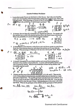 Biol 130 Lab Unit 4 - BIOL 130 Lab Unit 4 - BIOL 130 - Studocu