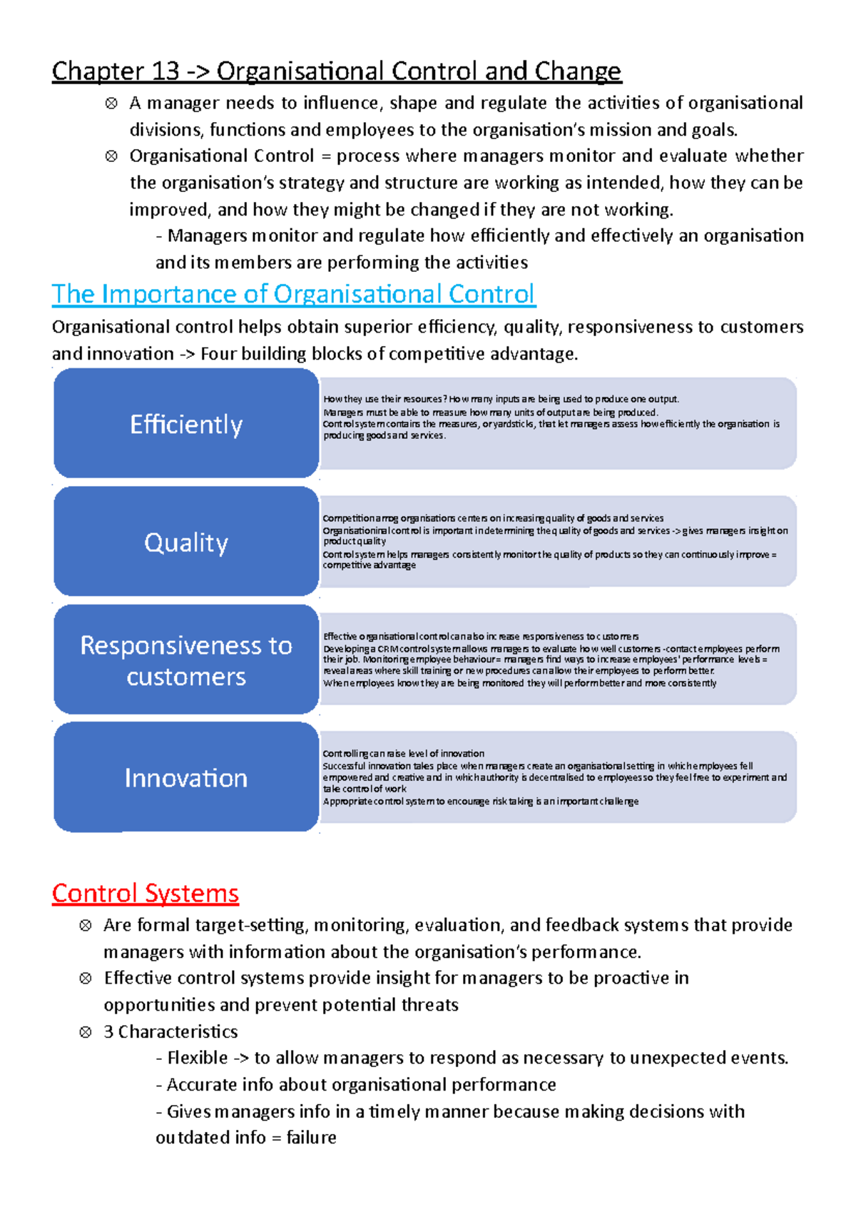 Unit 3 - Semester 2 - Notes to study for tests and exams - Chapter 13 ...