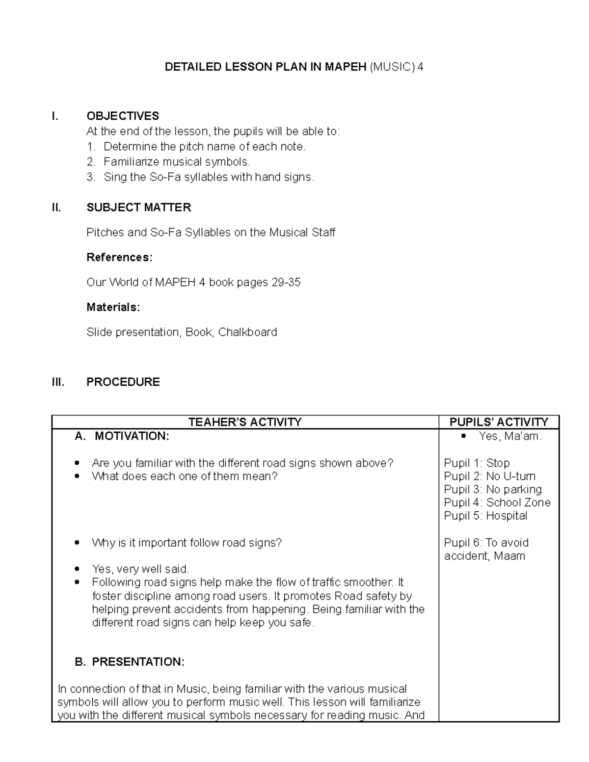 389196172 mapeh 4 lesson plan docx detailed lesson plan in mapeh