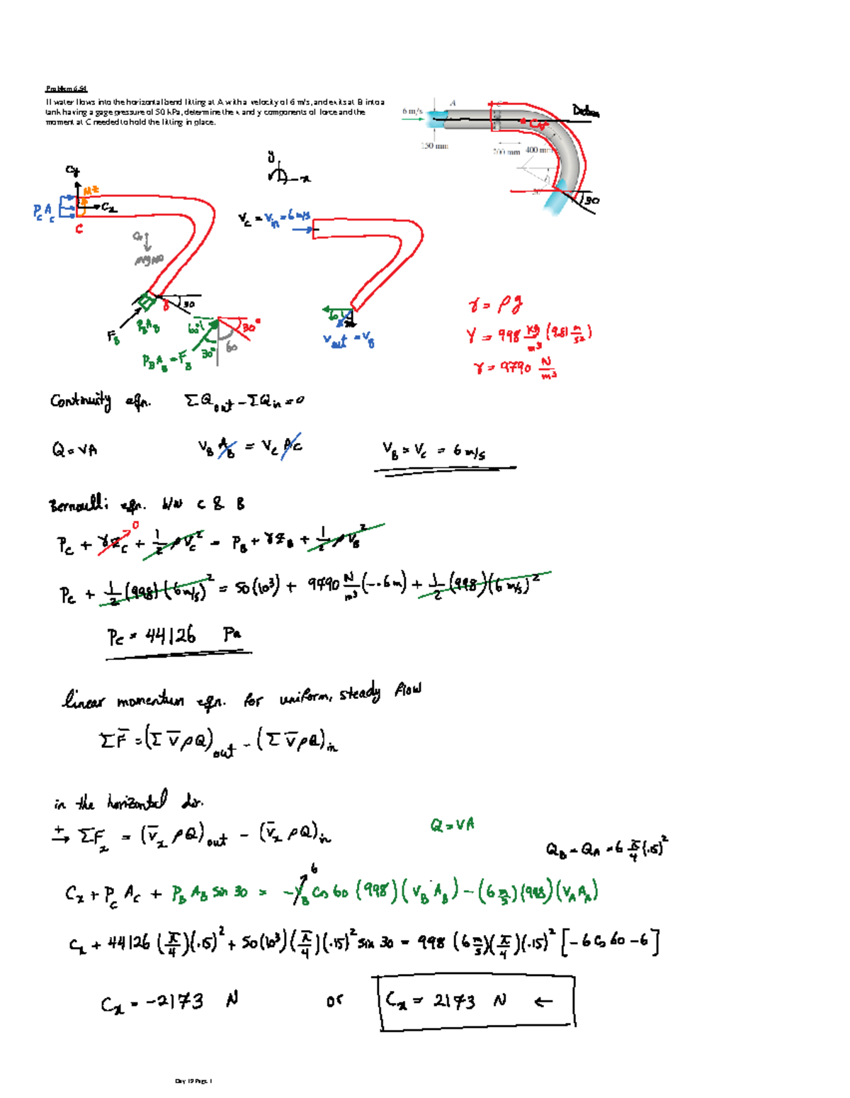 Day 19 - Dynamics and Plane Motion with Practice Problem and Solution ...
