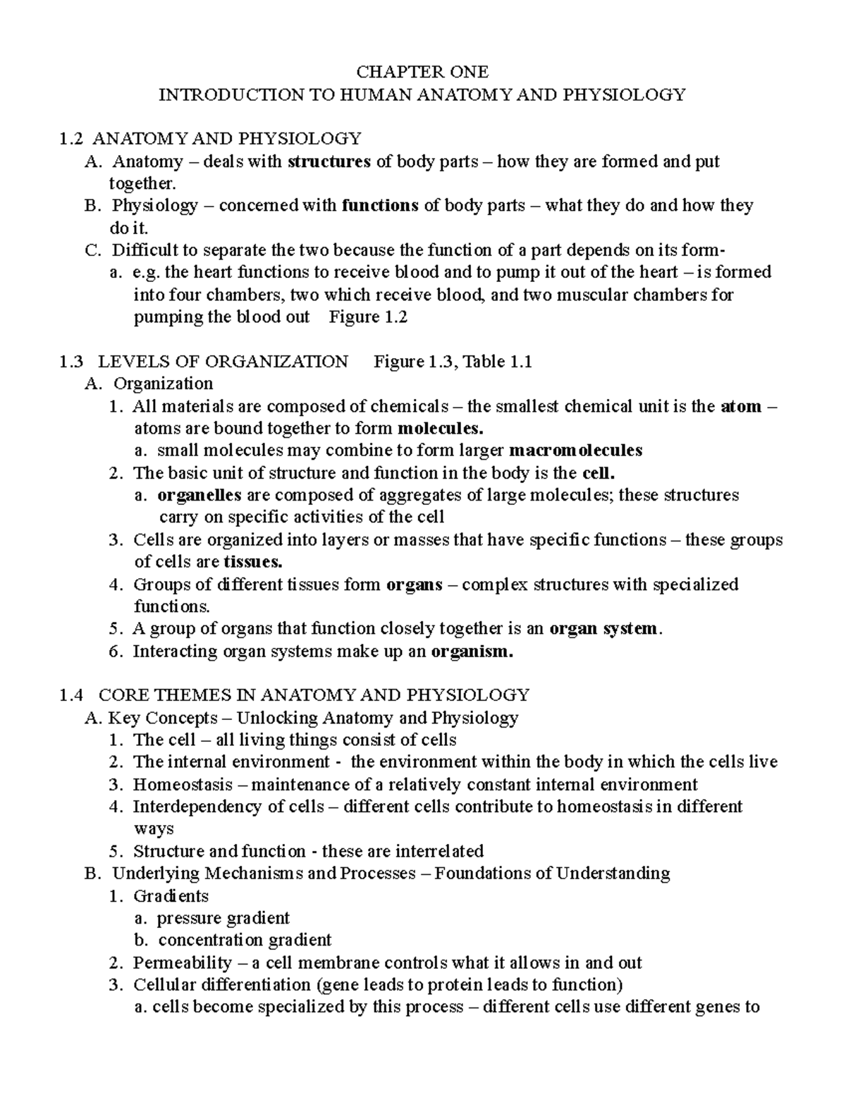 Chapter ONE-225 - sheehan - CHAPTER ONE INTRODUCTION TO HUMAN ANATOMY ...