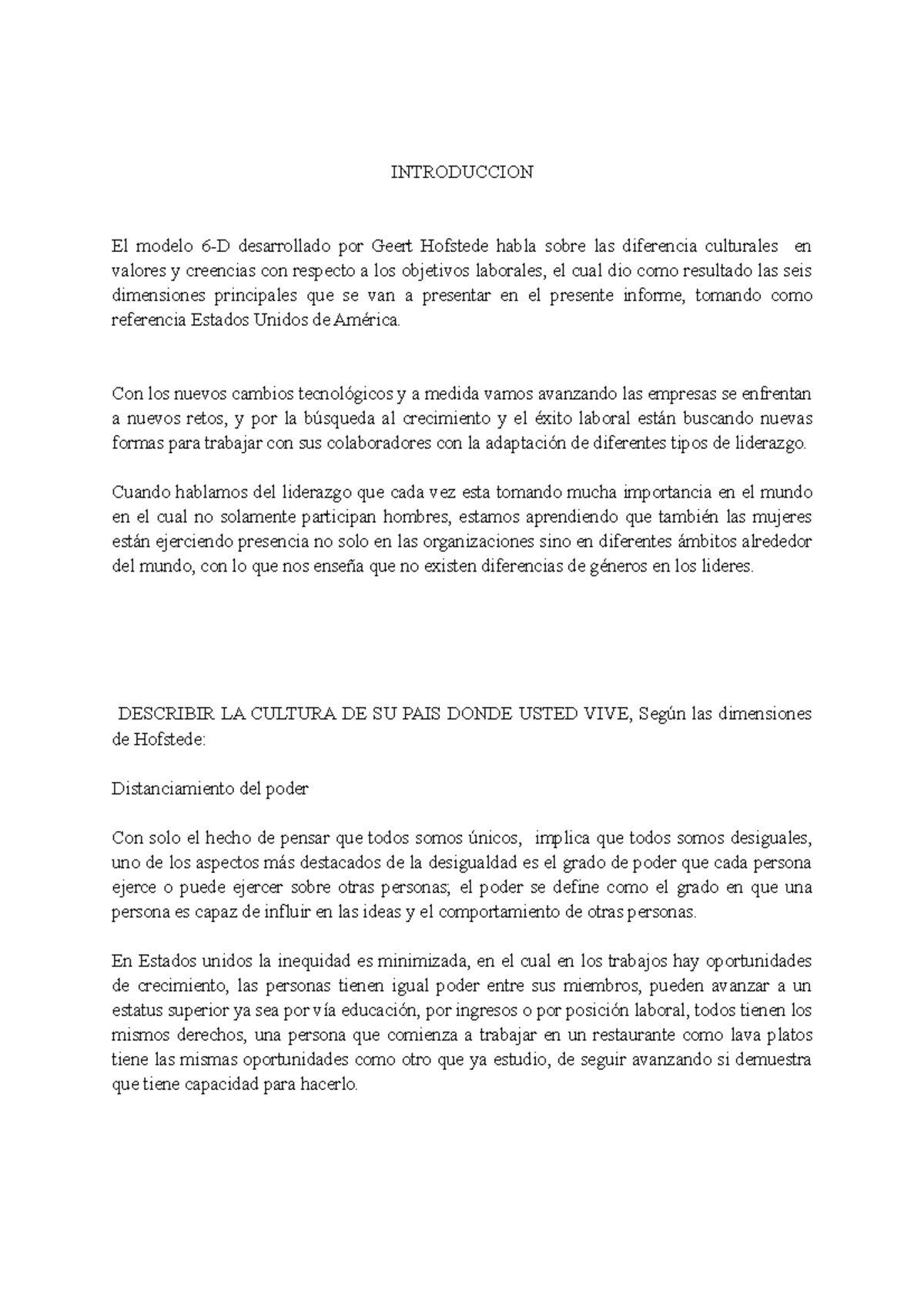 Aporte isis - INTRODUCCION El modelo 6-D desarrollado por Geert ...