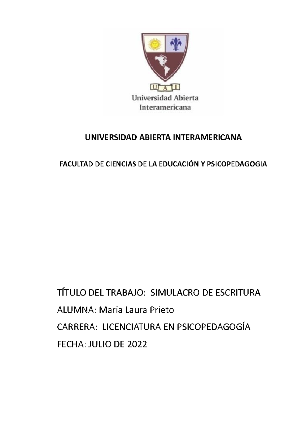 Seminario Tp2 Psicopedagogia Universidad Abierta Interamericana Seminario Tp2 Psicopedagogia Universidad Abierta Interamericana