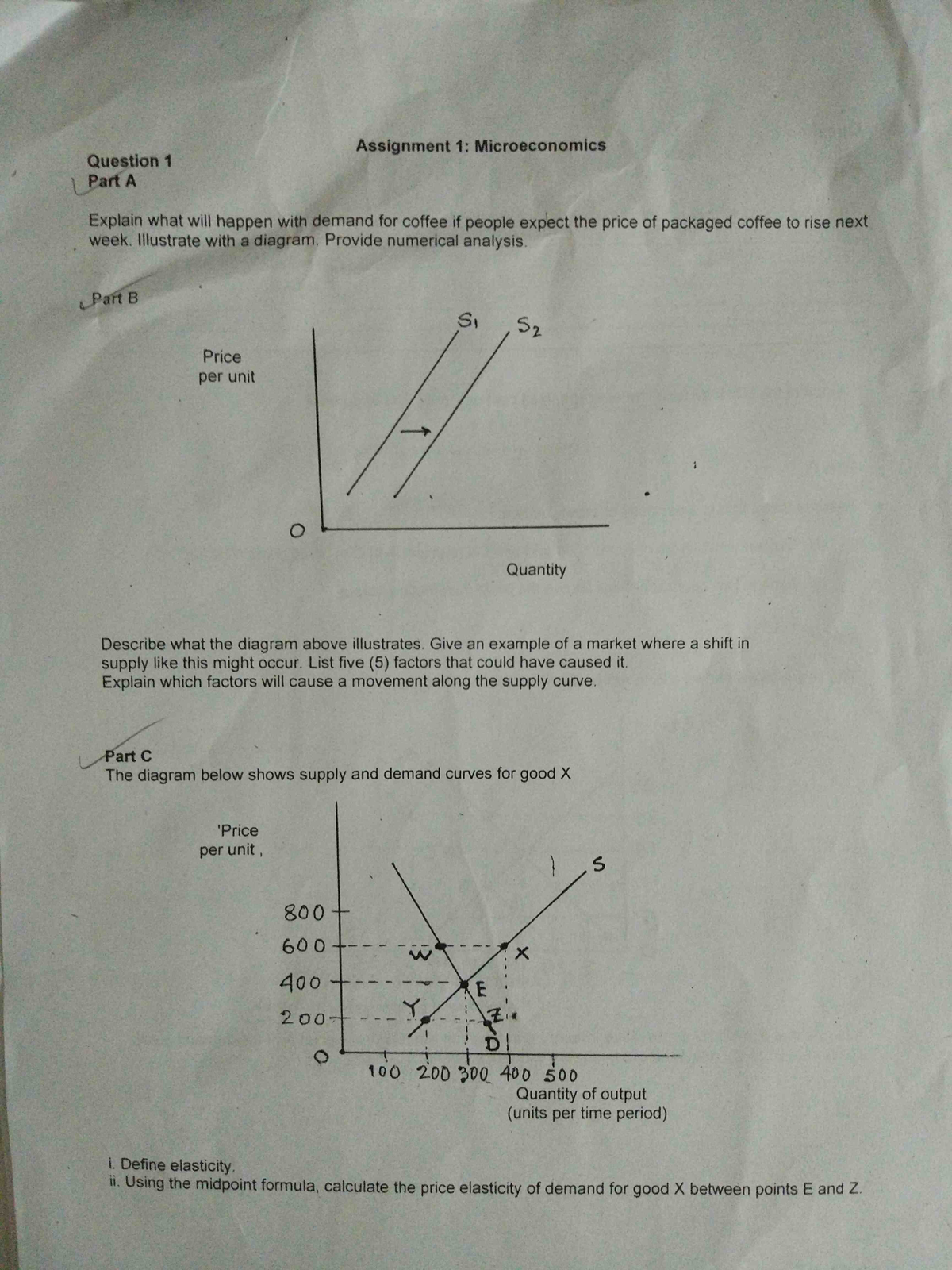 microeconomics assignment answers