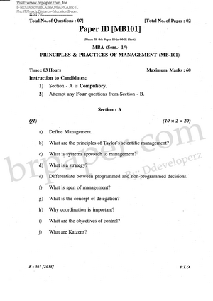 Exam May 2013 PPQ - fv1'qn- e> 9 RoltNo.... L,JLJ. -JeR*+.}r" @L{  bcq. corr Total No. of - Sns-Brigh10