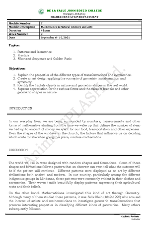 MMW- Module 4 - Topics includes Mathematical Symbols and Polya's Four ...