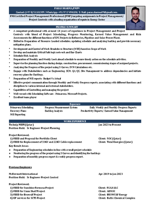 Resume George Mathews Pipeline Engineer - George Mathews Mobile: +974 ...