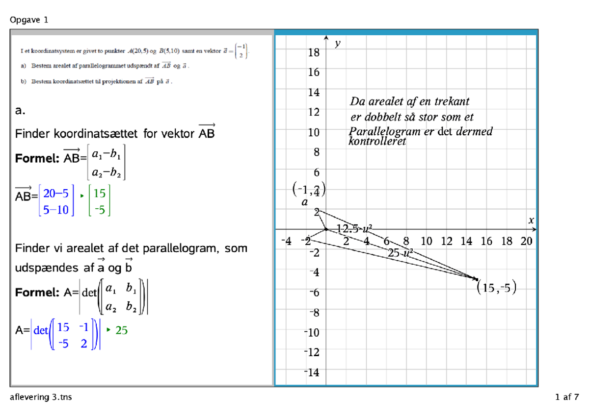 Aflevering 3 - Matematik - Studocu