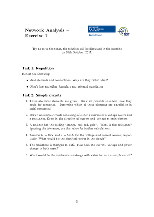 Exercise 4 with Solutions - Network Analysis – Exercise 4 Try to solve ...
