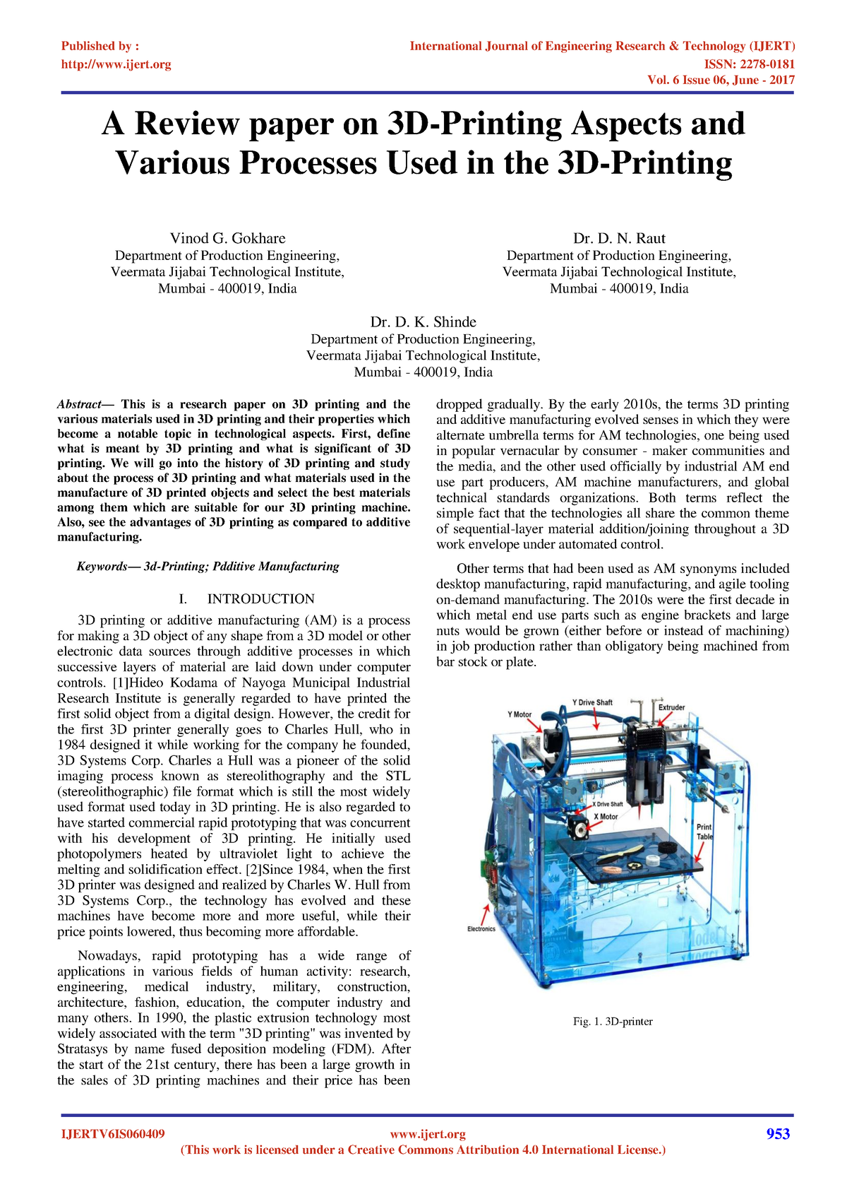 3d printing research paper ieee