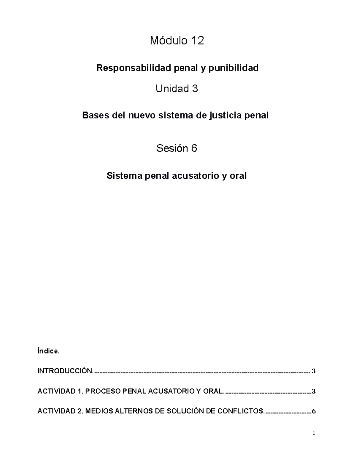 M12 U3 S6 DERECHO PENAL - Módulo 12 Responsabilidad penal y punibilidad ...