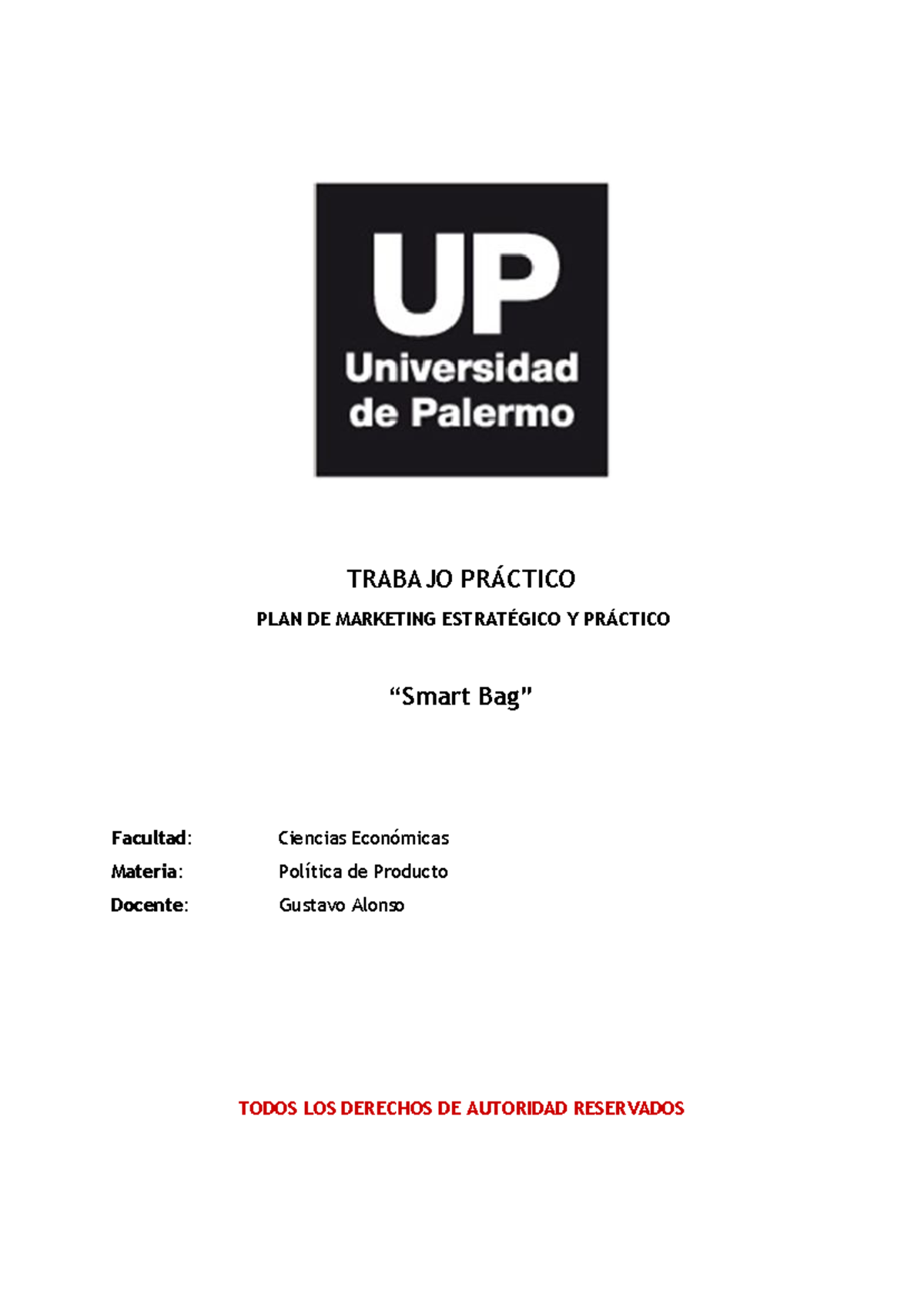 TP FINAL - PARTE TEÓRICA - WORD - TRABAJO PRÁCTICO PLAN DE MARKETING ...