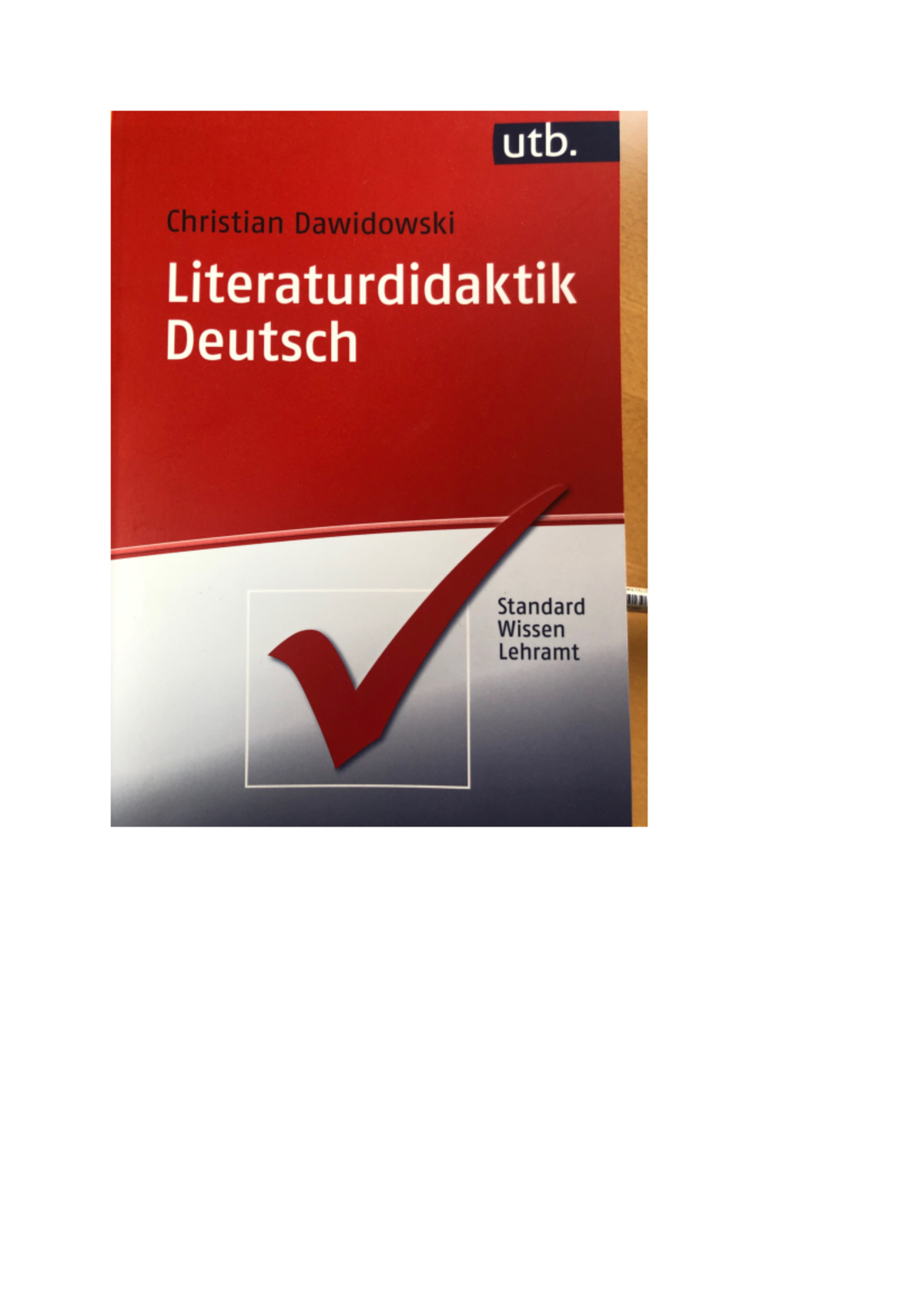 Dawidowski - Literaturdidaktik Deutsch Dramatik - Literatur Im ...