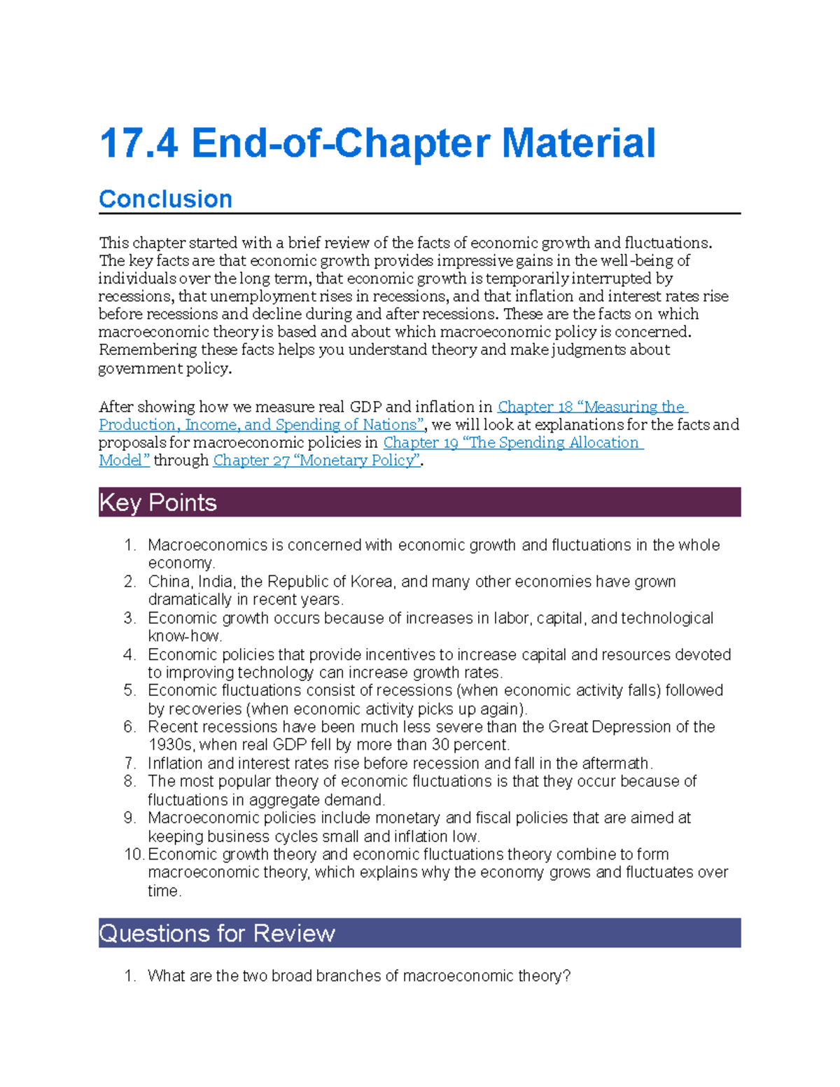 17.4 End-of-Chapter Material - 17 End-of-Chapter Material Conclusion ...