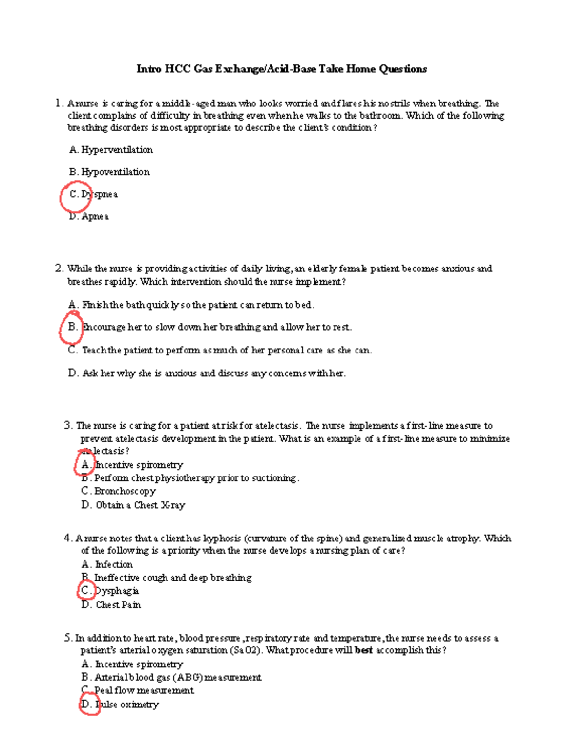 Intro+Gas+Exchange Acid Base+Exam+Take+Home+Questions 1 - Intro HCC Gas ...