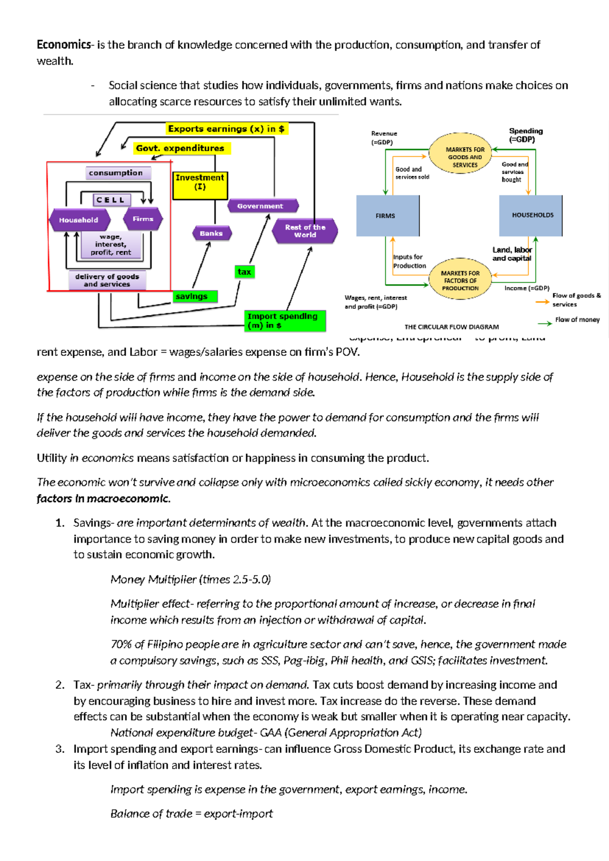 Economics - Social science that studies how individuals, governments ...