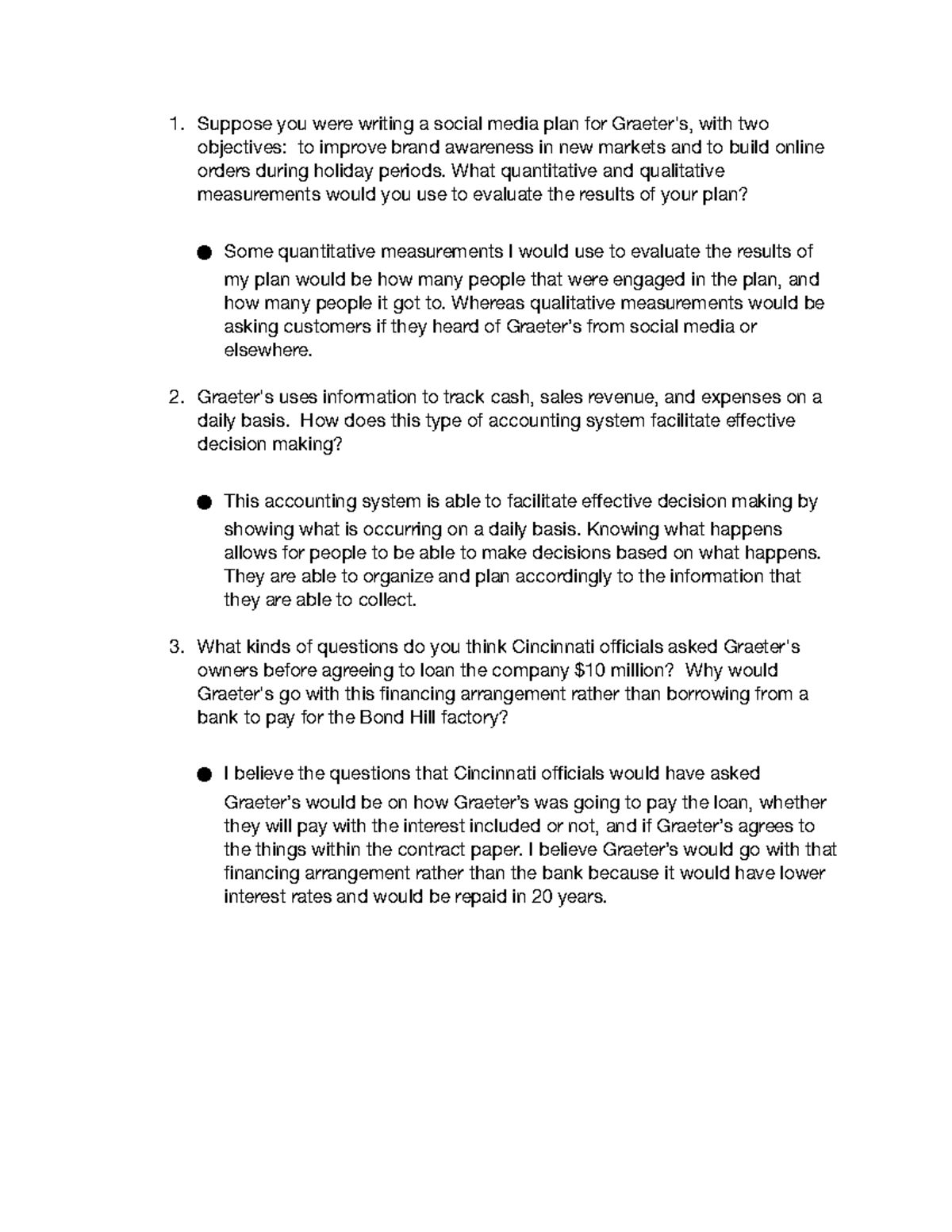 Module 6 Case Study Homework Suppose you were writing a social