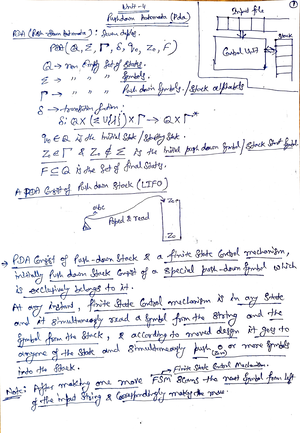 Tafl Unit 1 - Tafl Unit 1 - Theory Automata And Date Page Formal ...