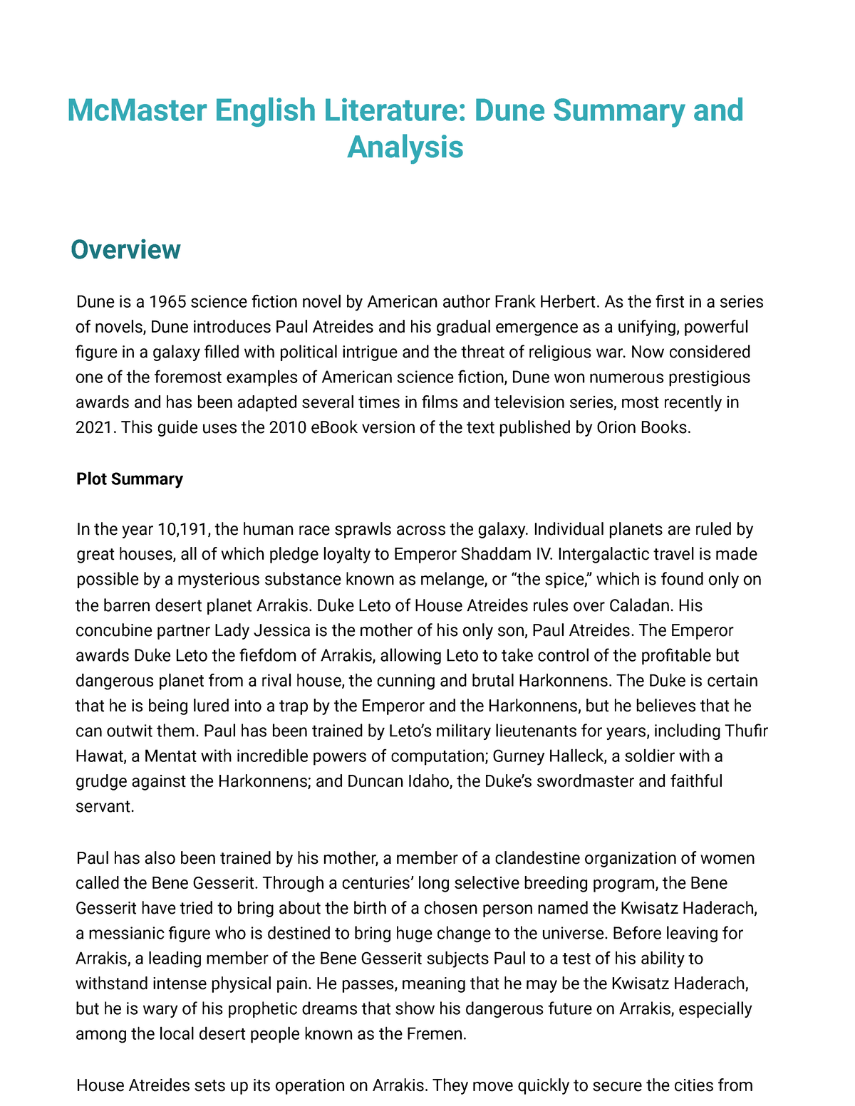 mcmaster literature review tool