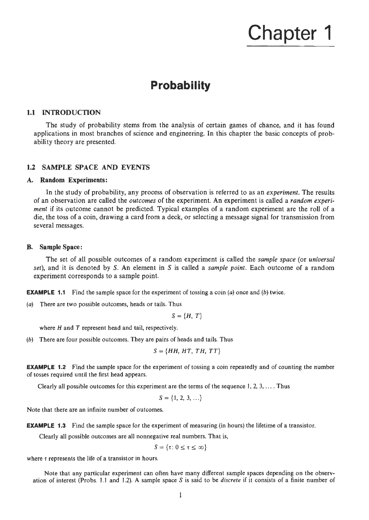 1.Lecture 2-introduction To Probability Split - Chapter 1 Probability 1 ...