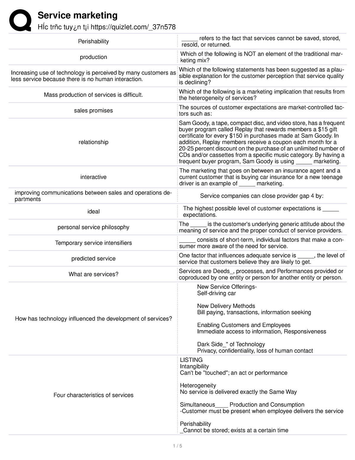 MCQ2 - ................ - HÍc Trñc Tuy¿n T¡i Quizlet/_37n Perishability ...