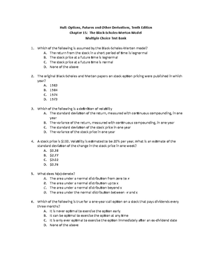 Hull OFOD 9e Solutions Ch 21 - CHAPTER 21 Basic Numerical Procedures ...