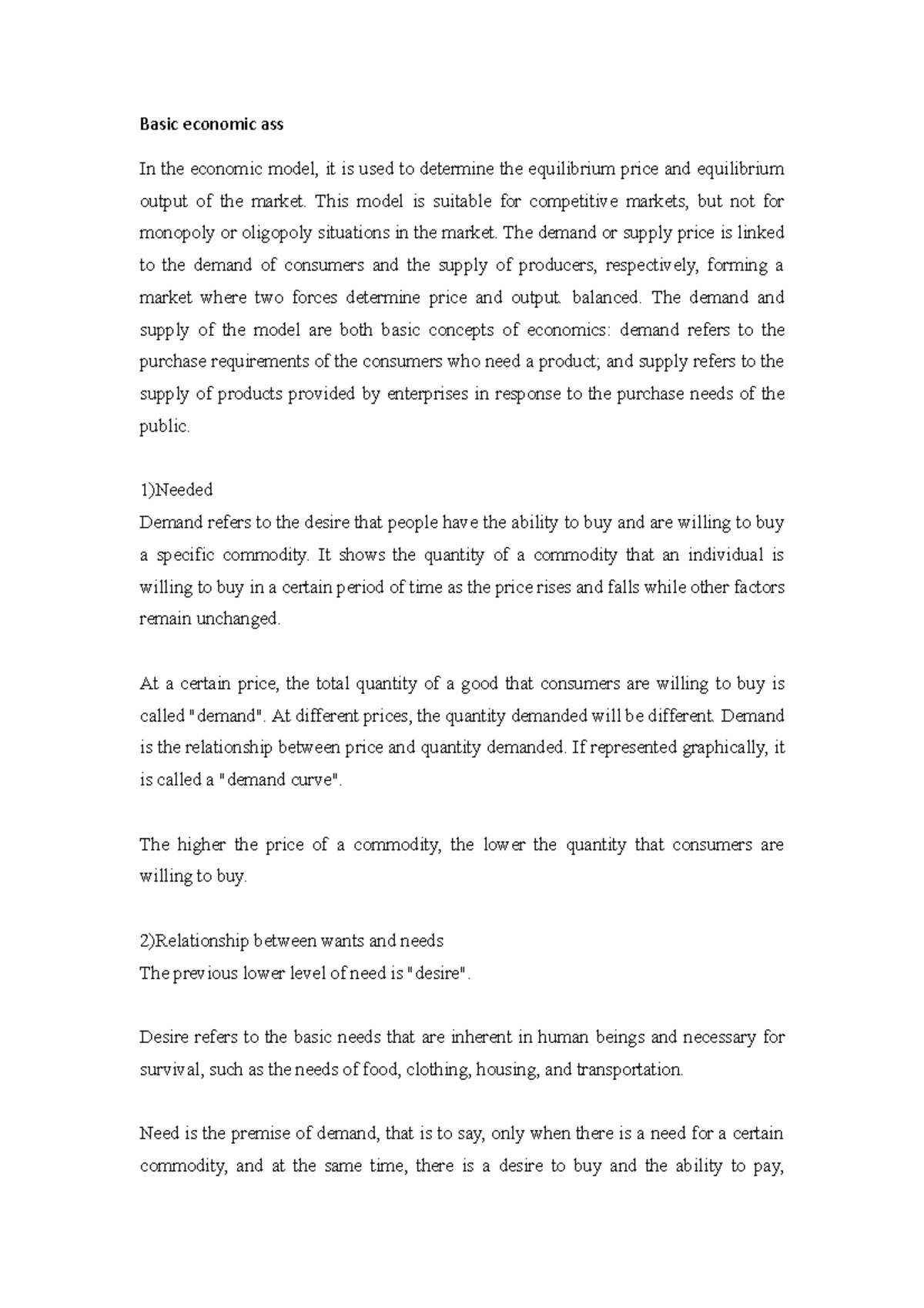 Bas ic economic ass - i just want to see document inside. - Basic ...