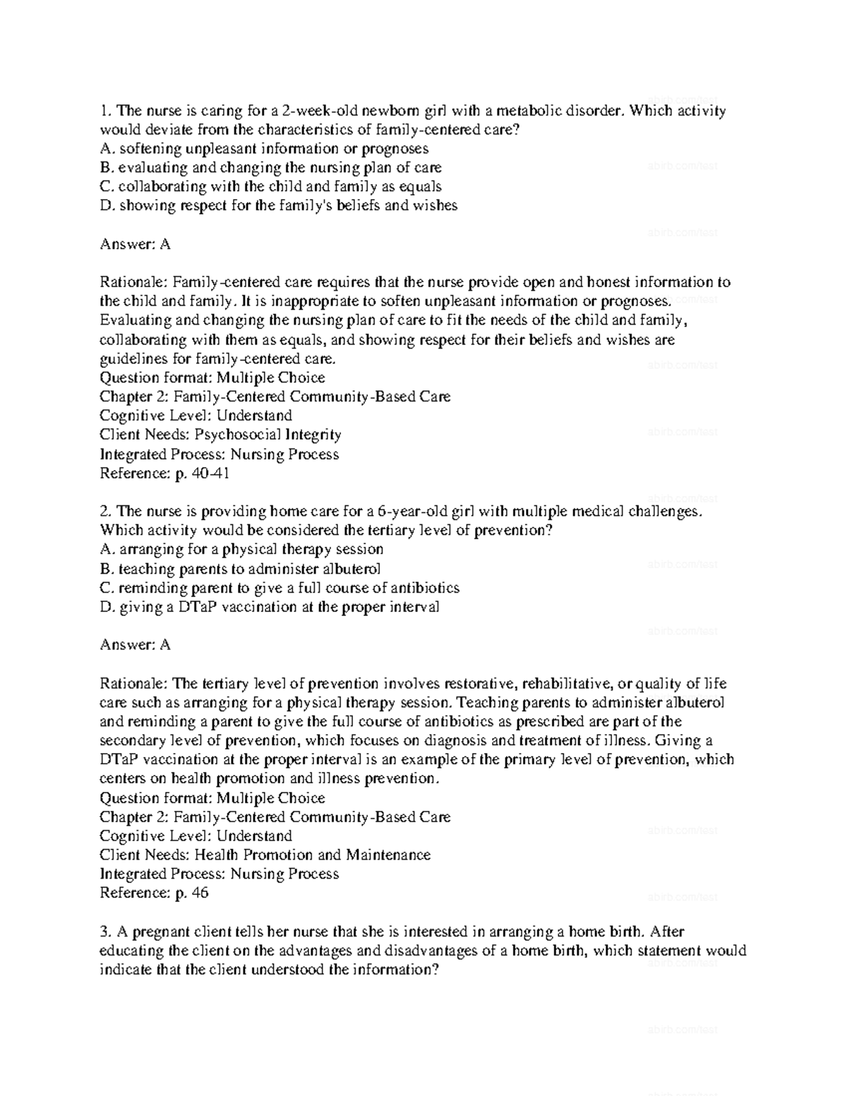 Chapter 2 Family Centered Community Based Care Nur 2817 Studocu Chapter 2 Family Centered Community Based Care Nur 2817 Studocu