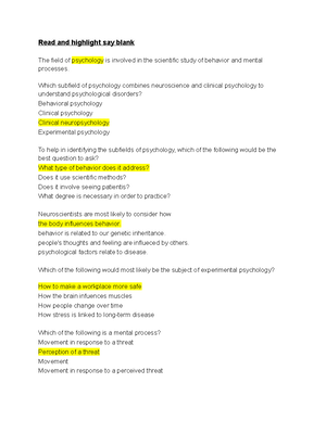 Psych-week-9-ch-10-questions - The fact that people are likely to act ...