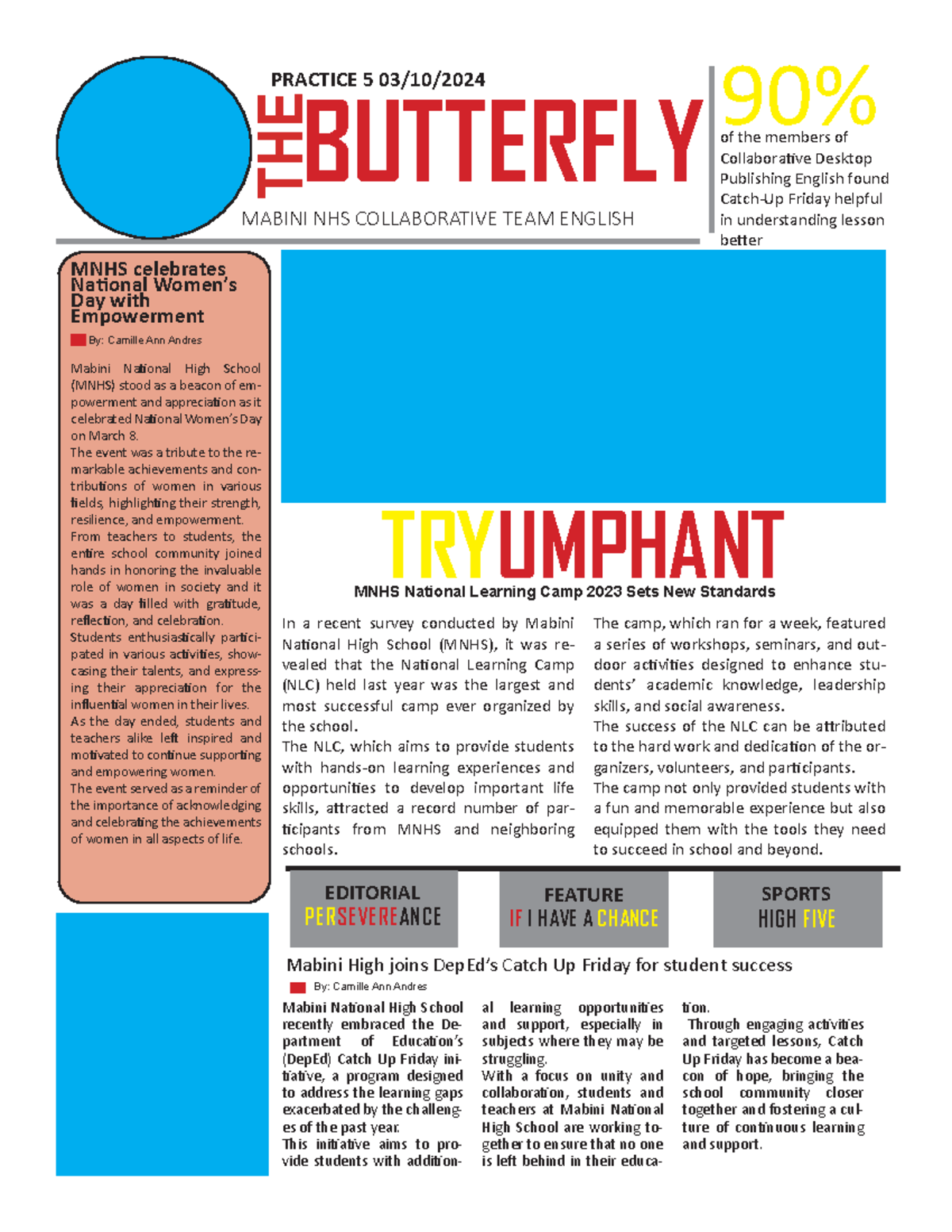Practice-5 - Newsletter - THE BUTTERFLY MABINI NHS COLLABORATIVE TEAM ...