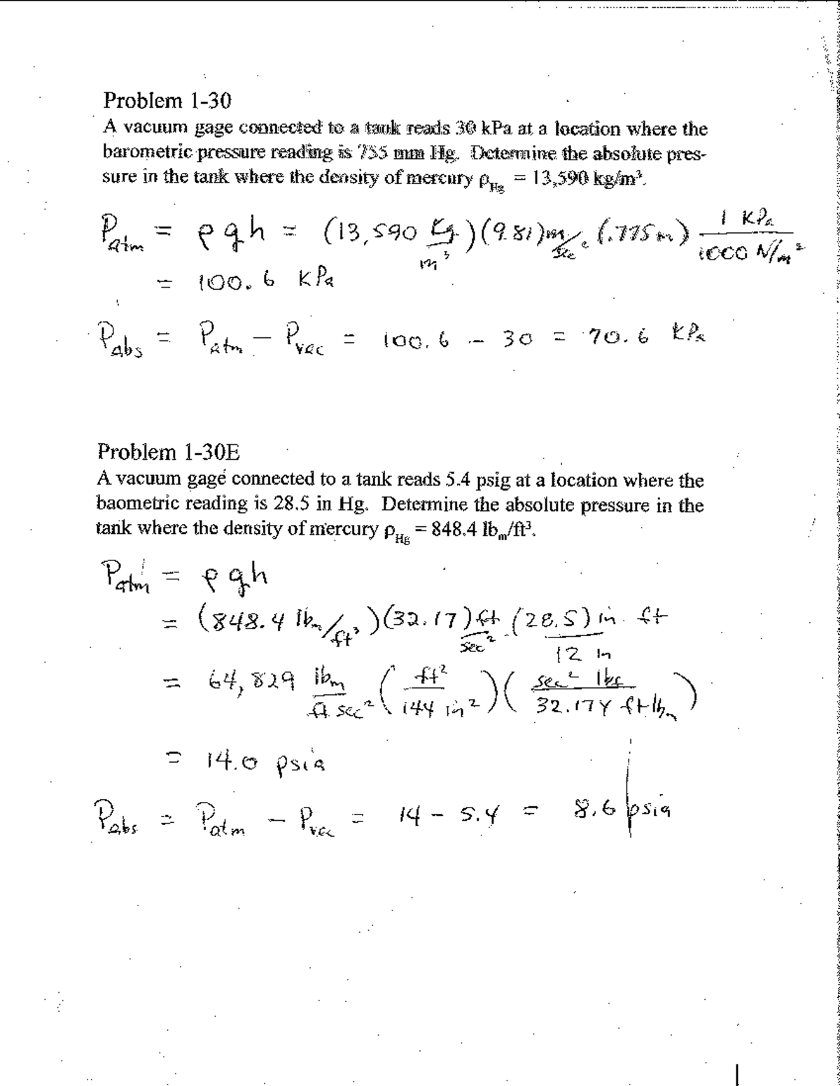 Thermo problem set - Mechanical Engineering - Studocu