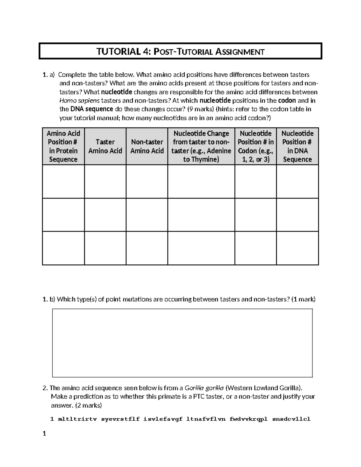 Post-tutorial 4 Assignment W2024 - TUTORIAL 4: POST-TUTORIAL ASSIGNMENT ...