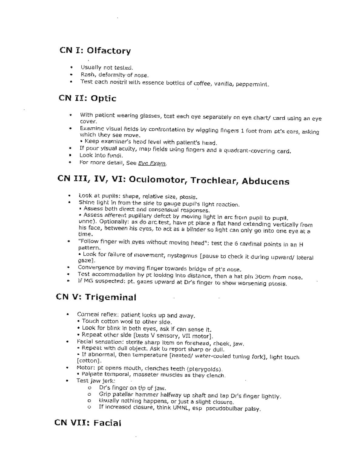 cranial-nerves-bio-281-studocu