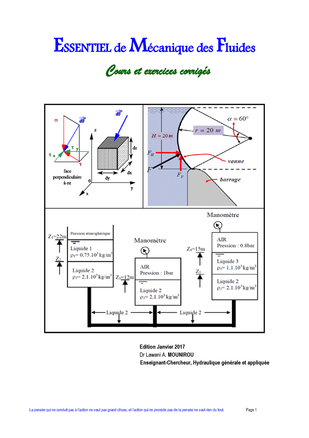 Essentiel De MA Canique Des Fluides CE Pdf - La Pensée Qui Ne Conduit ...