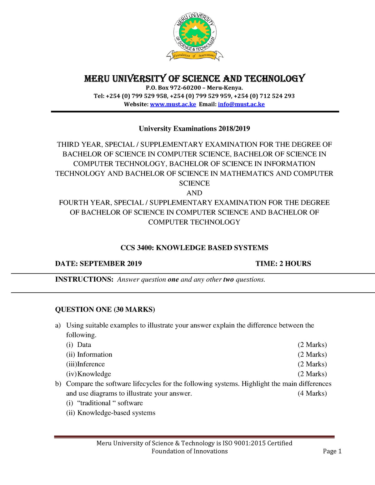 ccs-3400-knowledge-based-systems-meru-university-of-science