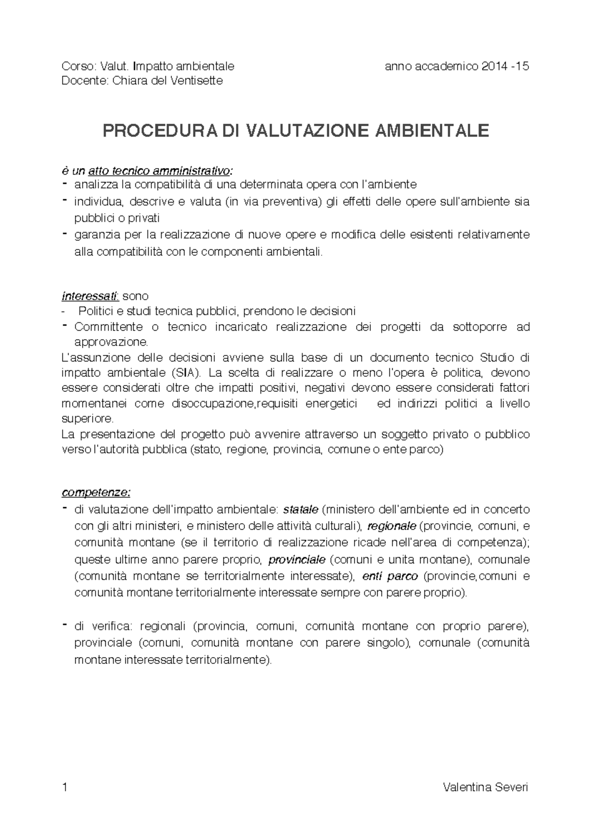 Riassunto - Classificazione E Descrizione Tipologie Di Valutazione ...