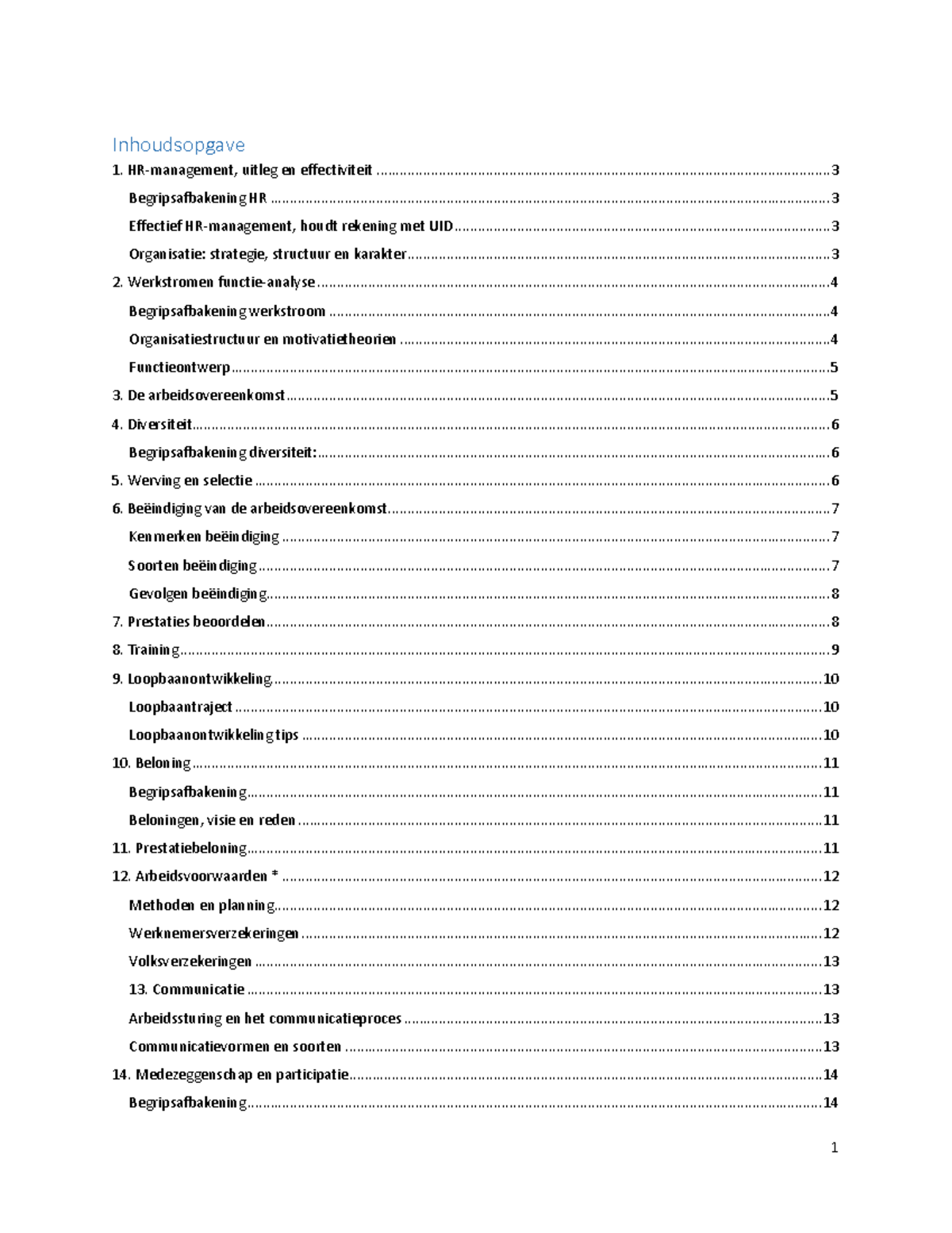 Samenvatting Personeelsmanagement GomezMeija StudeerSnel