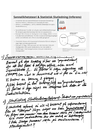 Labb 1 - STAA31 - SPSS - Obligatorisk Inlämning Av Laboration 2 I ...