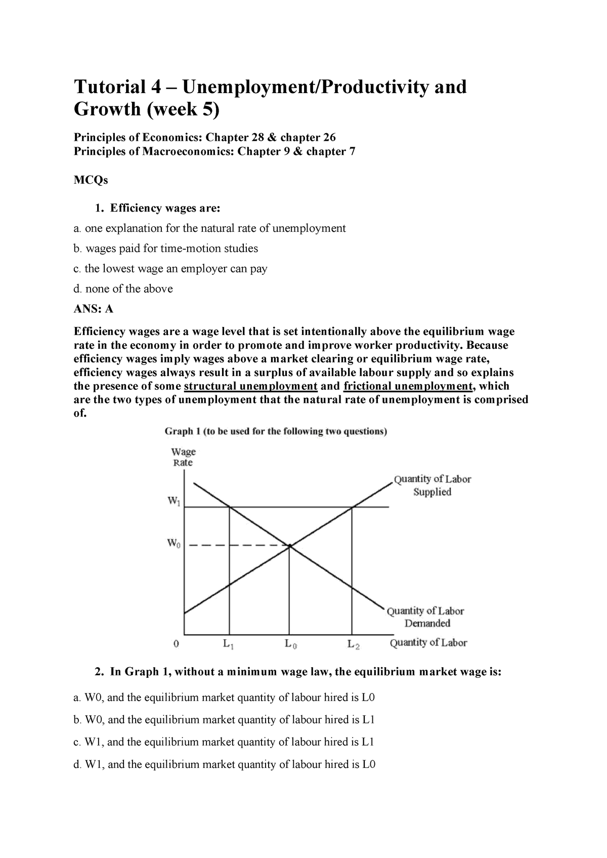 Tut4 (week 5) Guided - Solution - Tutorial 4 – Unemployment ...