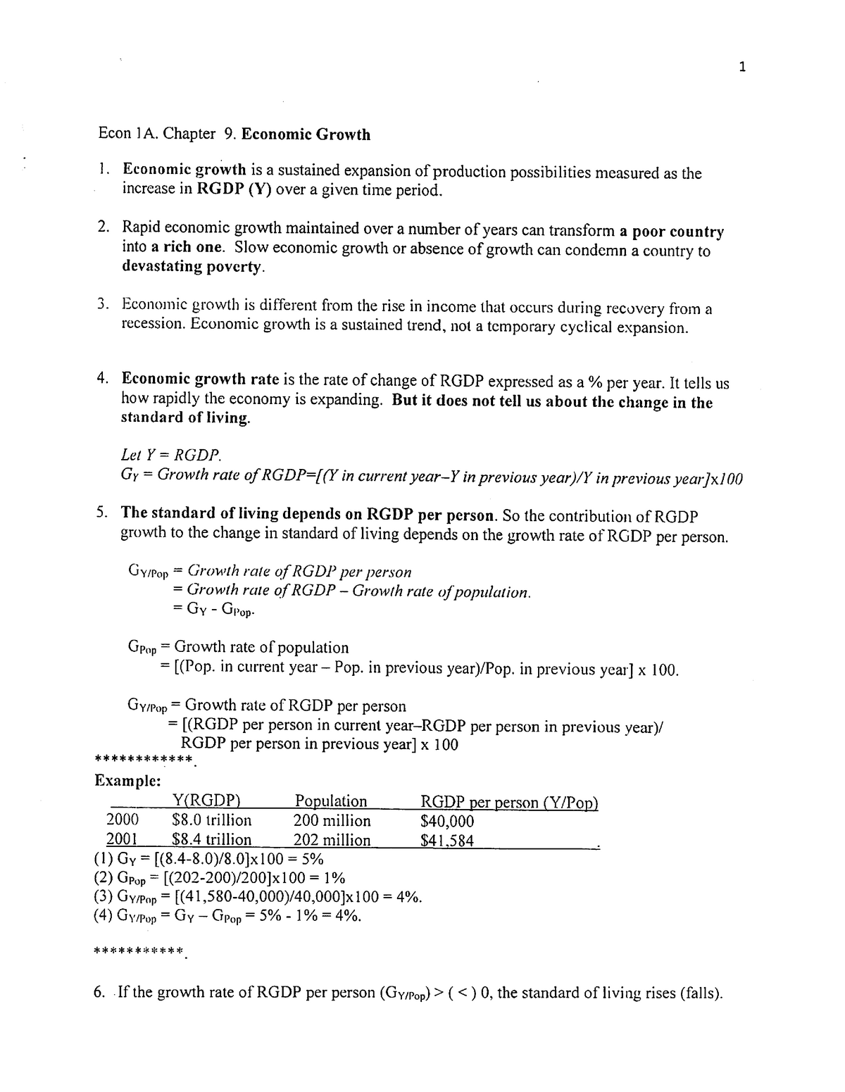 ECON 001A Summary Ch9 - Lecture Notes 9 - ECON 001A - Studocu