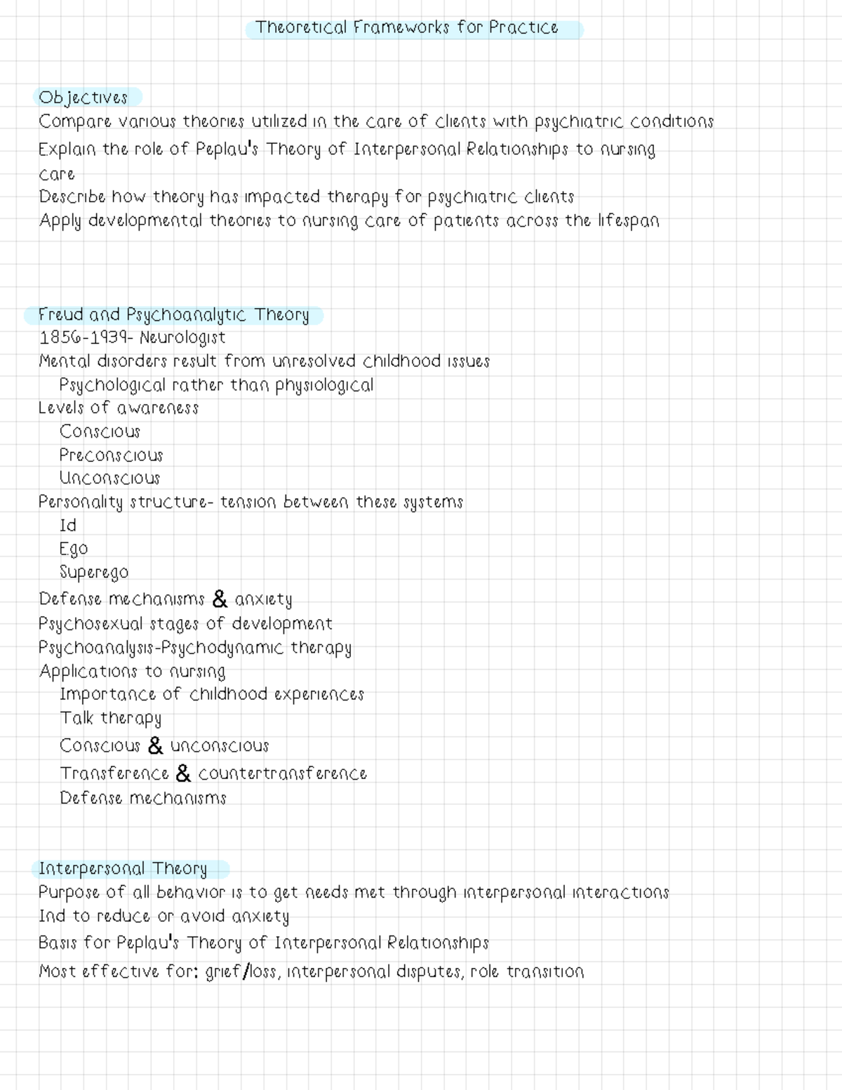 Theoretical Frameworks for Practice - Theoretical Frameworks for ...