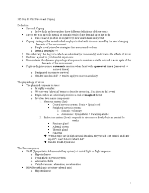 Chapter 5 - Summary Health Psychology - Chapter 5 : Health and Physical ...