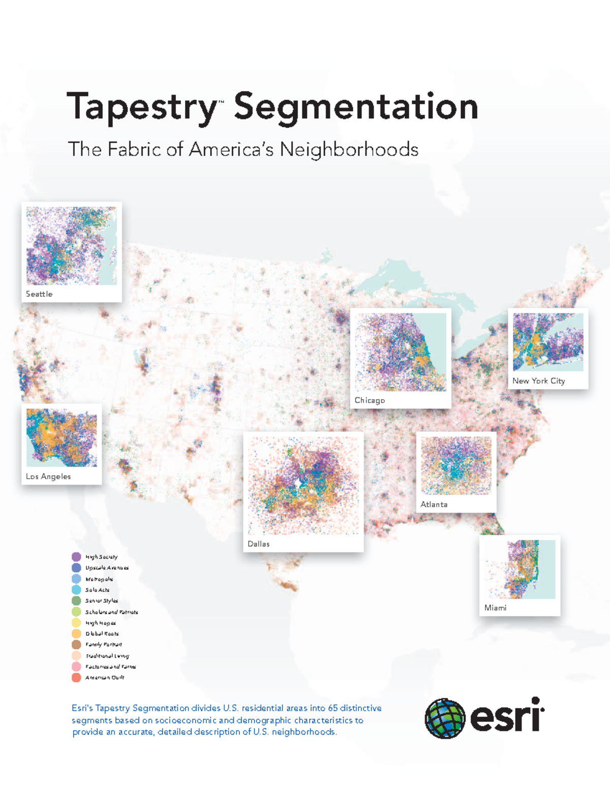 5. Tapestry Segmentation Group List Tapestry ™ Segmentation The