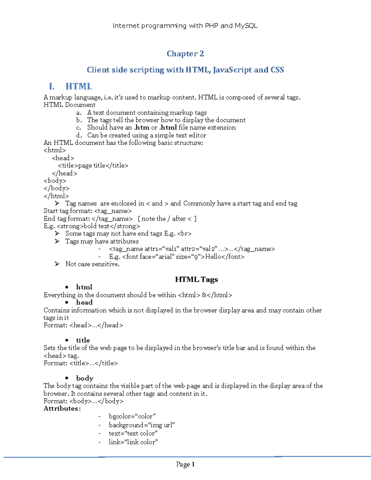 internet-programming-handout-chapter-2-client-side-scripting-with