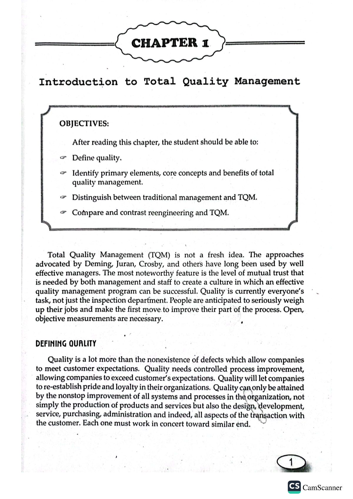 TQM Midterm Pdfs - Total Quality Management (TQM) - Accountancy - Studocu