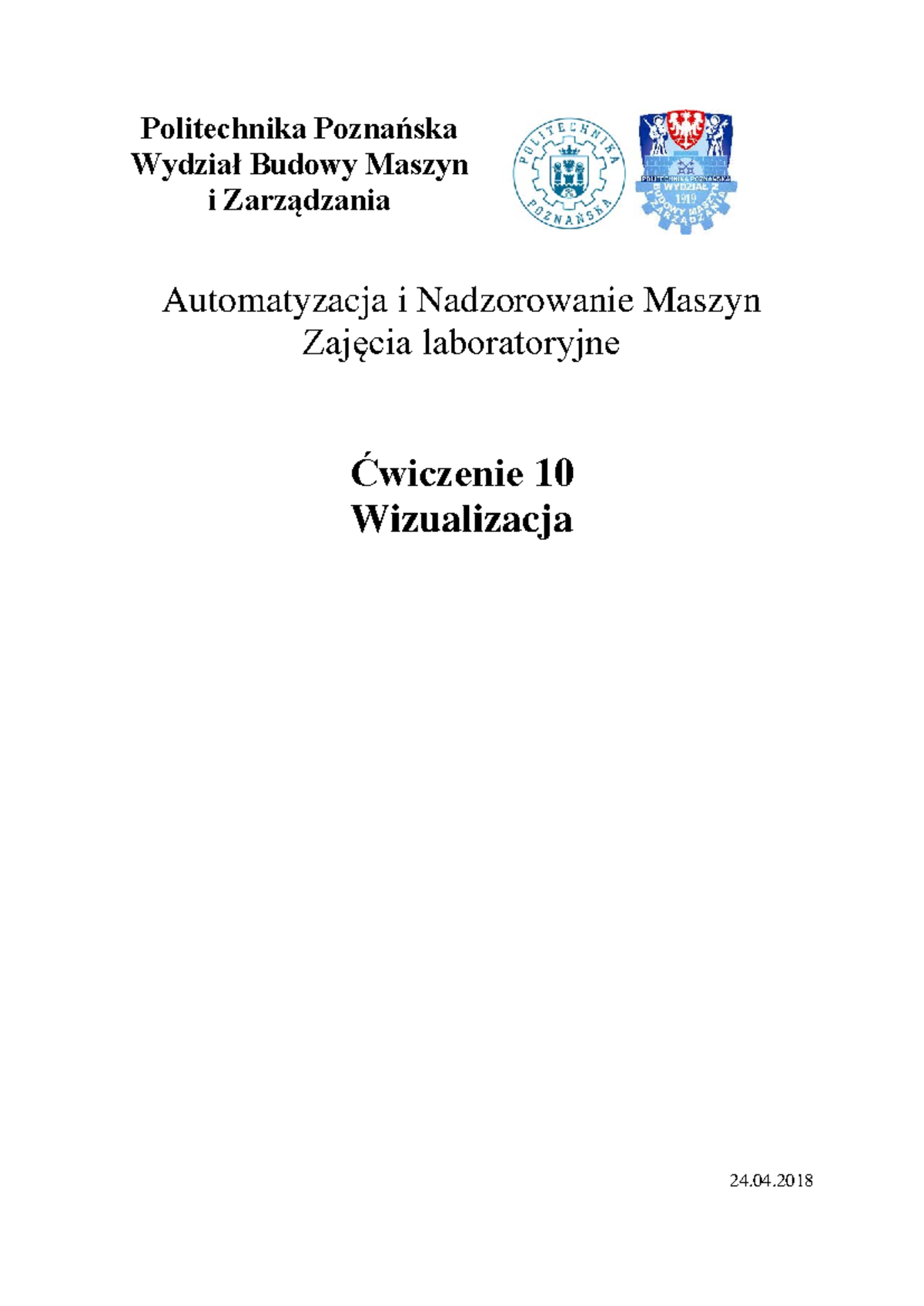 Politechnika Poznańska Wydział Budowy Maszyn I Zarządzania